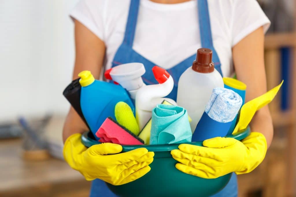 Concept for home cleaning services