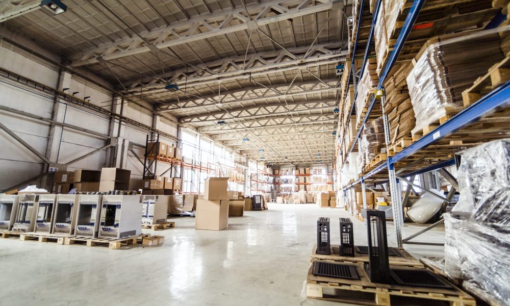 Warehouse and pallets